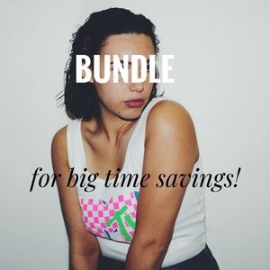 BUNDLE ! Up to 60% discount on bundles of 3^ items